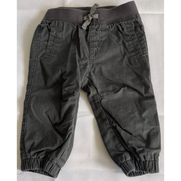 Set of 2 Baby Boy Pants Cargo/Fleece Oshkosh, Cat & Jack Size 6 Months - Picture 2 of 9